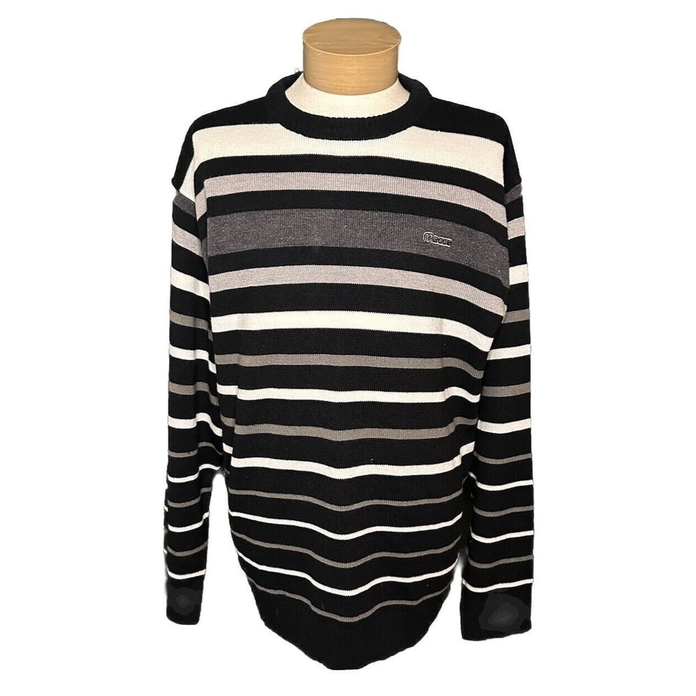Vintage 90’s/ Y2K Mecca Striped Sweater